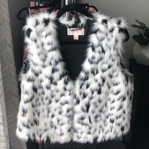 Micheal Kors Faux Fur Vest